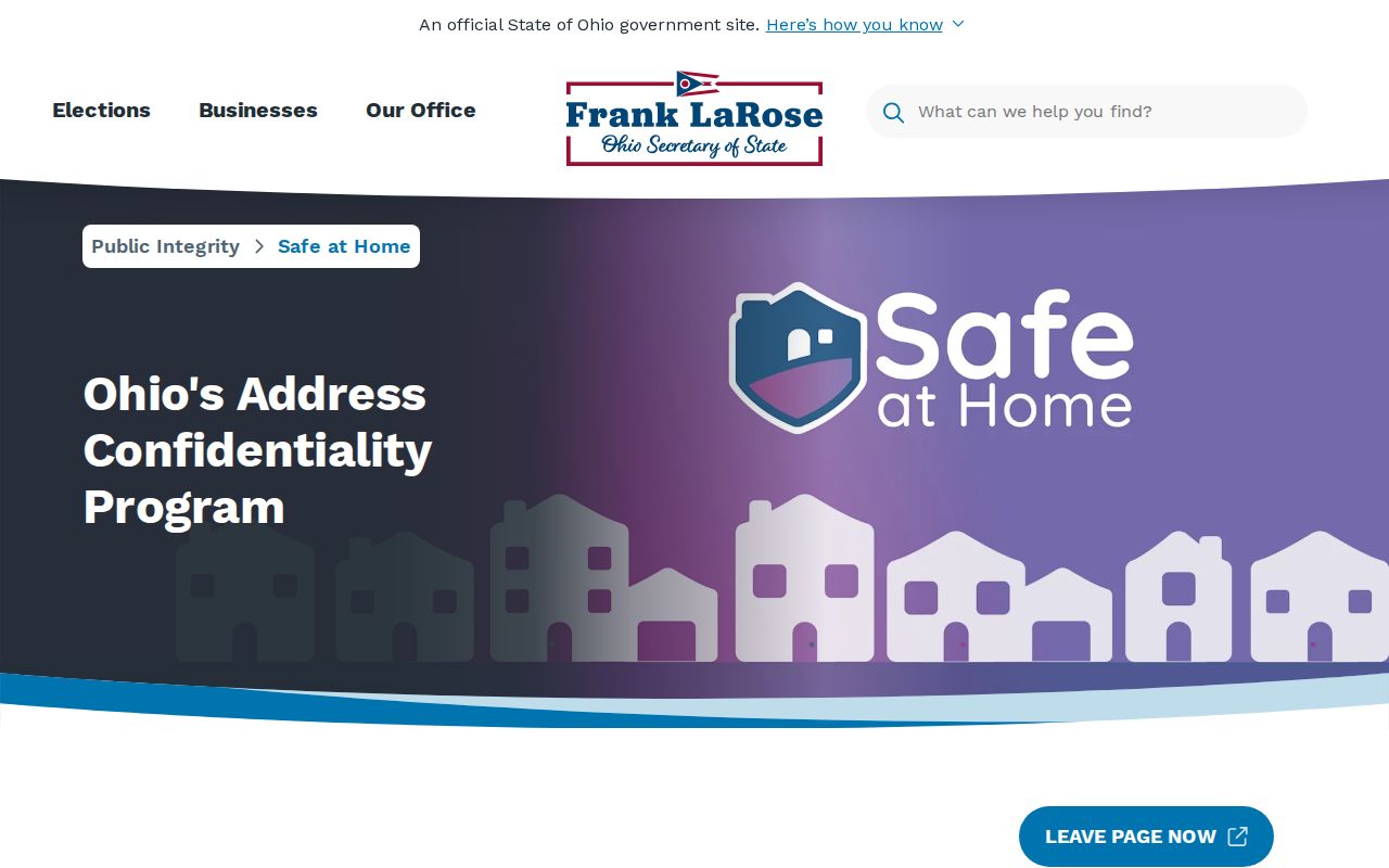 Westlake neighbors Ohio Safe at Home address protection